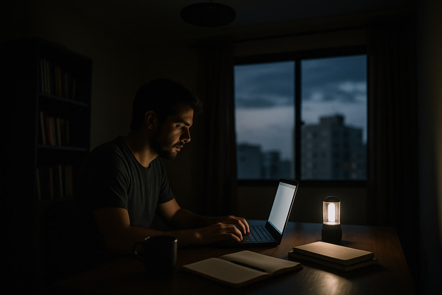 O que fazer quando falta luz no home office em 2026